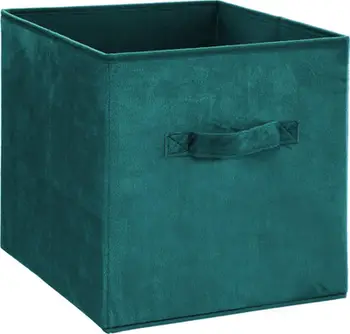 Kuti organizuese 5five Clothing Chest, 31x31x31 cm, kadife, jeshile