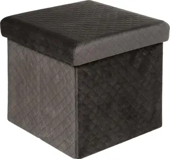 Ottomane 5five Stylish Luna, 31x31 cm, me hapje, gri