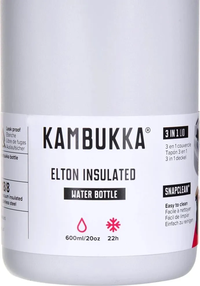 Termus Kambukka Elton Insulated Chalk White, 600 ml - 9