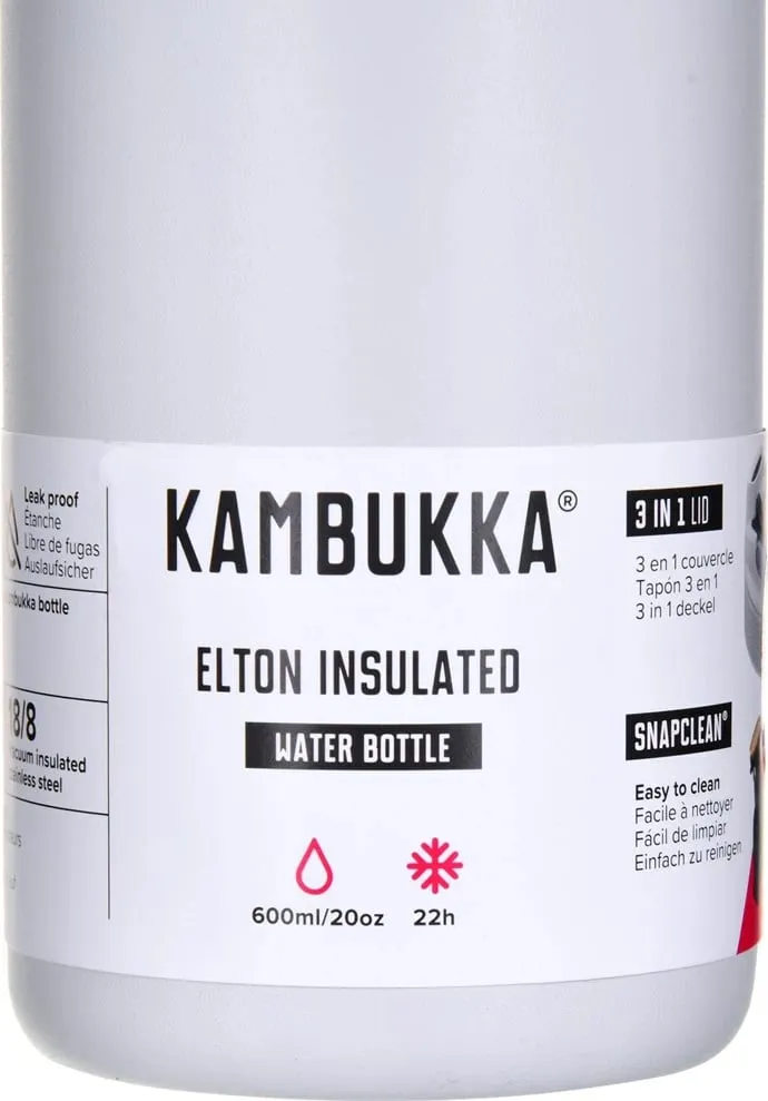 Termus Kambukka Elton Insulated Chalk White, 600 ml - 10