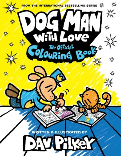 Dog Man With Love/official Colouring Bk - Dav Pilkey - 1