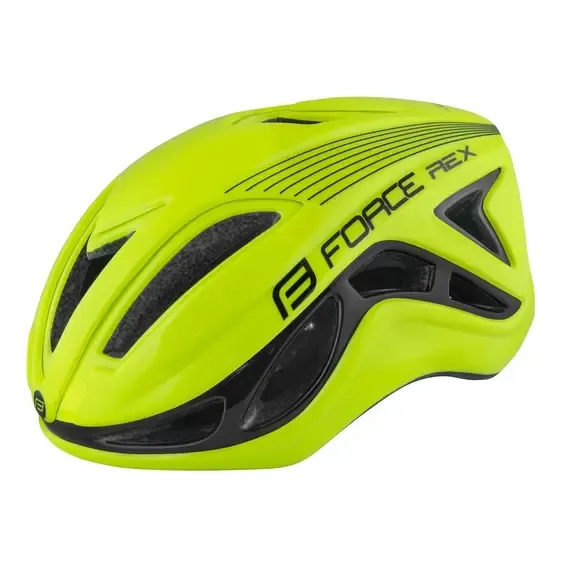 Helmet FORCE Rex, M - L, fluo / e zezë - 1