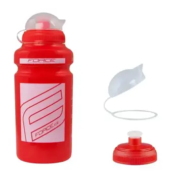 Shishe FORCE "F" 0.5 L, e kuqe / bardhë