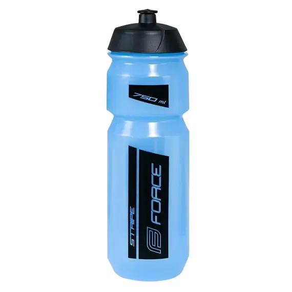 Shishe Stripe 0.75 L, transparente / kaltërt-zezë 121 - 1
