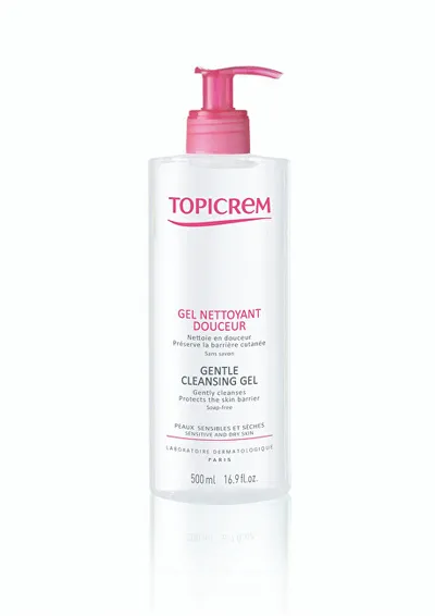 Xhel pastrues për trup dhe fytyrë Topicrem Gentle, 500 ml - 1