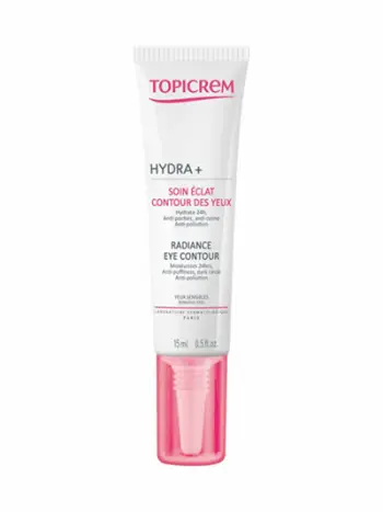 Krem ndriçues për sy Topicrem HYDRA+ (Radiance Eye Contour), 15 ml