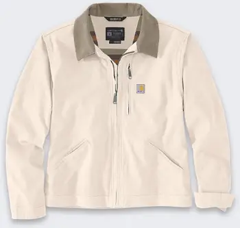Xhaketë Carhartt Rugged Flex Canvas Detroit për gra, tekstil, e bardhë, përmasa L