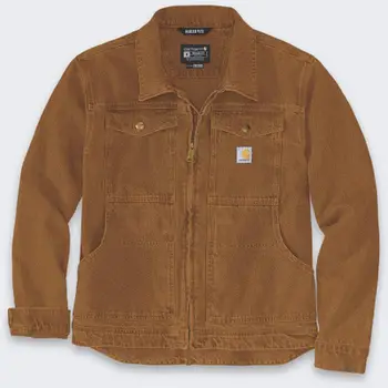 Xhaketë Carhartt Duck Relaxed Fit, tekstil, për meshkuj, kafe, XL