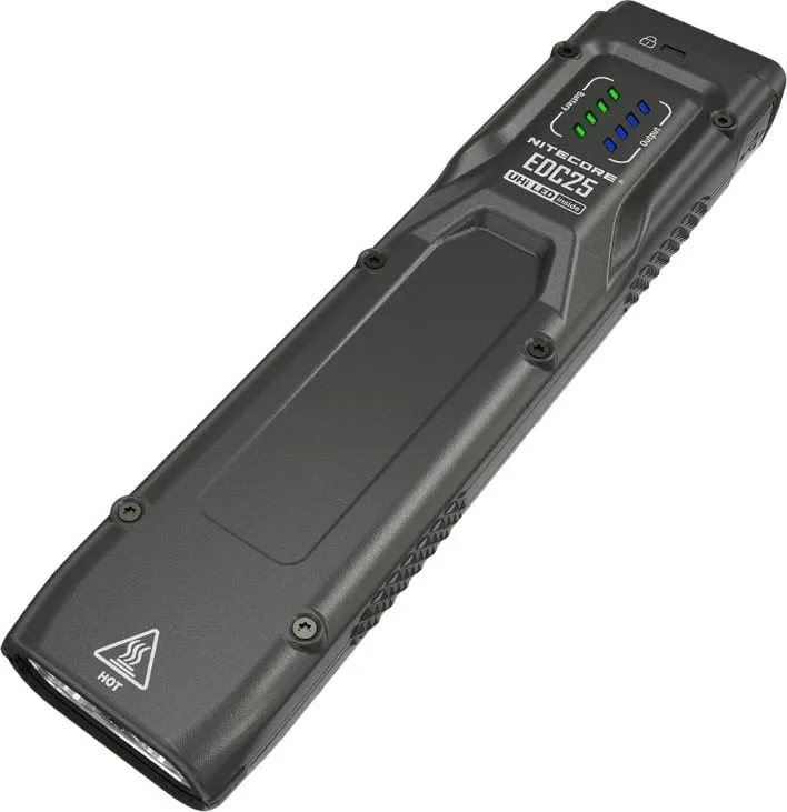 Elektrik dore Nitecore EDC25, LED, bateri e integrume, e zezë - 2