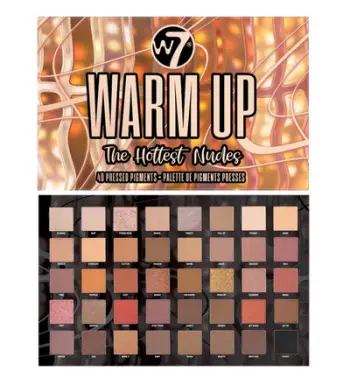 Hije për sy W7 Warm Up the Hottest Nudes, 40 nuanca