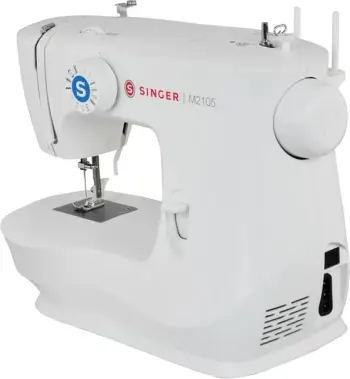 Makinë qepëse SINGER M2105, gjysmë-automatike, elektrike, e bardhë