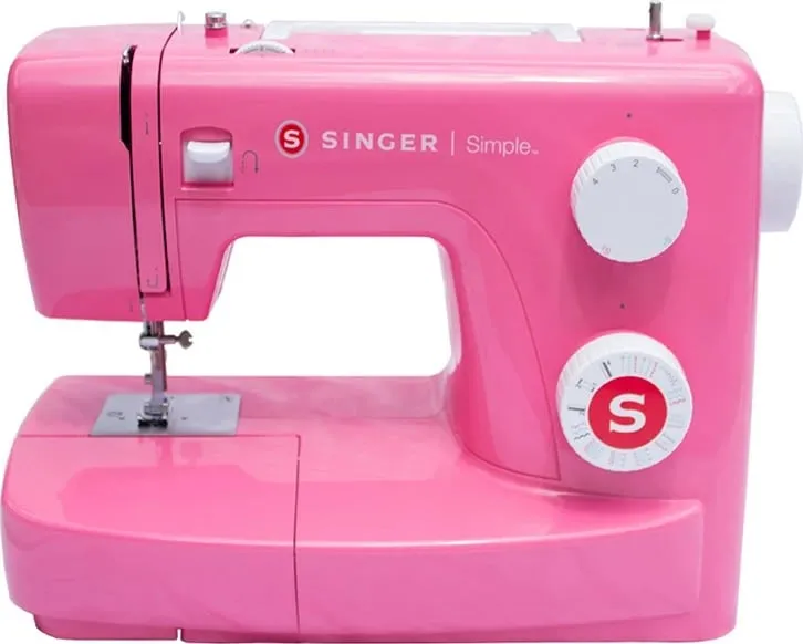 Makine qepëse Singer Simple 3223R, ngjyrë rozë - 2