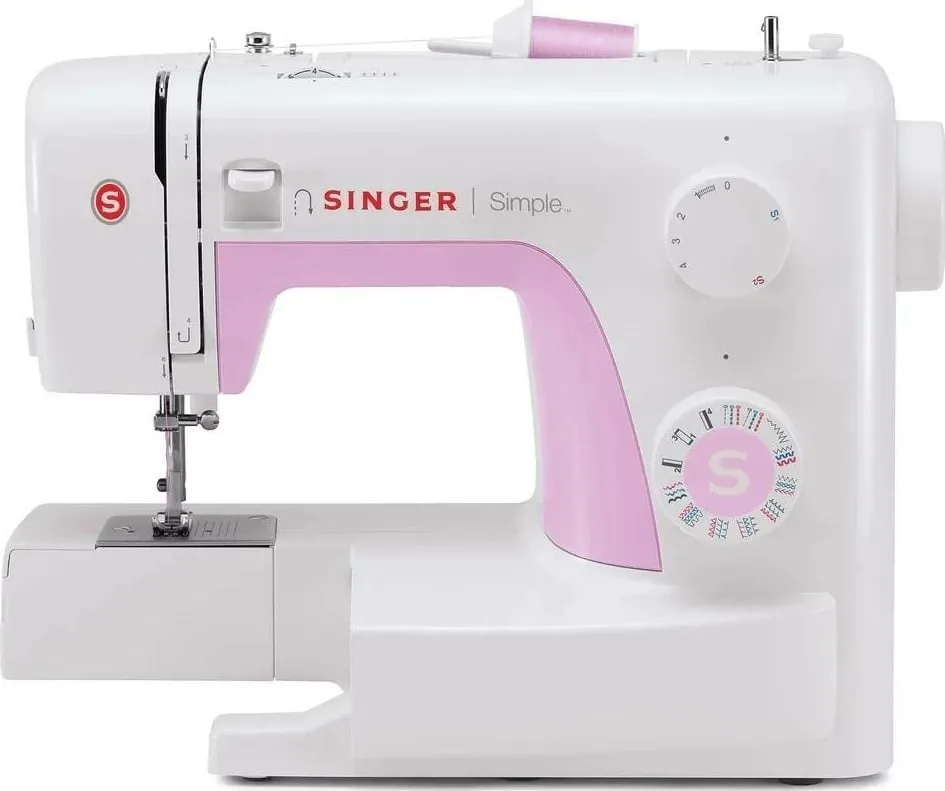 Makine qepëse Singer Simple 3223, bardhë-rozë - 2
