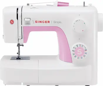 Makine qepëse Singer Simple 3223, bardhë-rozë