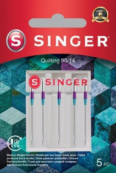 Gjilpërë qëndisje Singer 90/14, 5 copë - 1