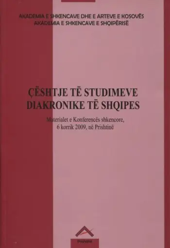 Ceshtje Te Studimeve Diakronike Te Shqipes - Grup Autoresh