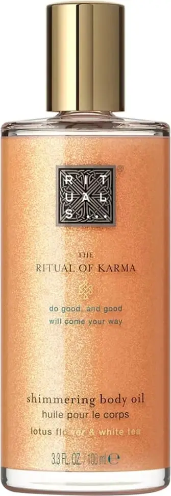 Vaj shkëlqyes për trup Rituals Shimmering oil The Ritual of Karma 100 ml