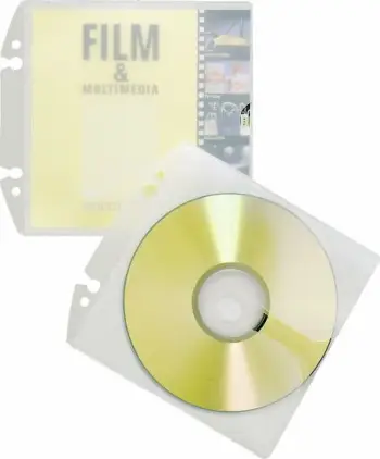 Kapëse Staples për 1 CD/DVD, 10 copë