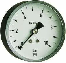 Manometër i ngrohjes Afriso RF 63 ax, 63 mm, 0–2.5 bar