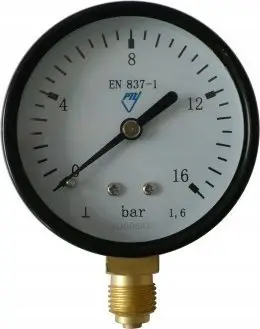 Manometër presioni Afriso RF63, 0 16 bar, 1/4", lidhje radiale