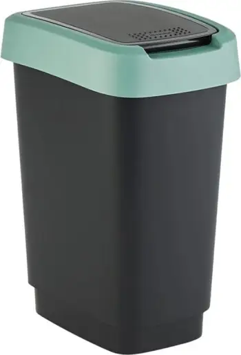 Kosh mbeturinash Rotho Twist, 10L, Jeshil