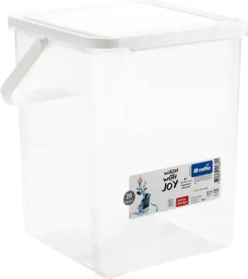 Kontejner detergjenti Rotho Basic, 9L, Transparent