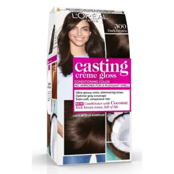 Ngjyrë për flokë L'Oreal Paris Casting, 300 Dark Brown, 48 ml