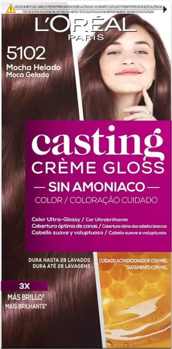 Ngjyrë për flokë L'Oreal Paris Casting, 5102 Cool Mocha, 48 ml