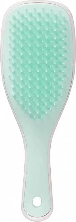 Furçë flokësh Tangle Teezer Wet Detangler Mini, për flokë të lagur, për udhëtim, shumëngjyrëshe