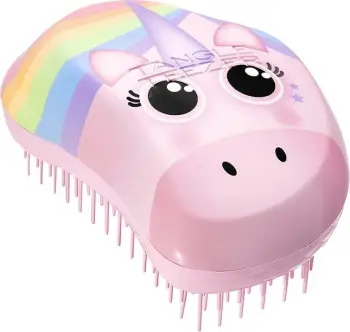 Furçë flokësh mini Tangle Teezer The Original Mini për femra Pink Rainbow Unicorn, 1 copë