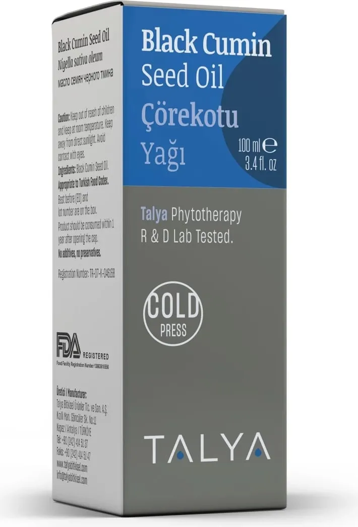 Vaj Talya Herbal Black Cumin Seed Oil, 100ml - 2