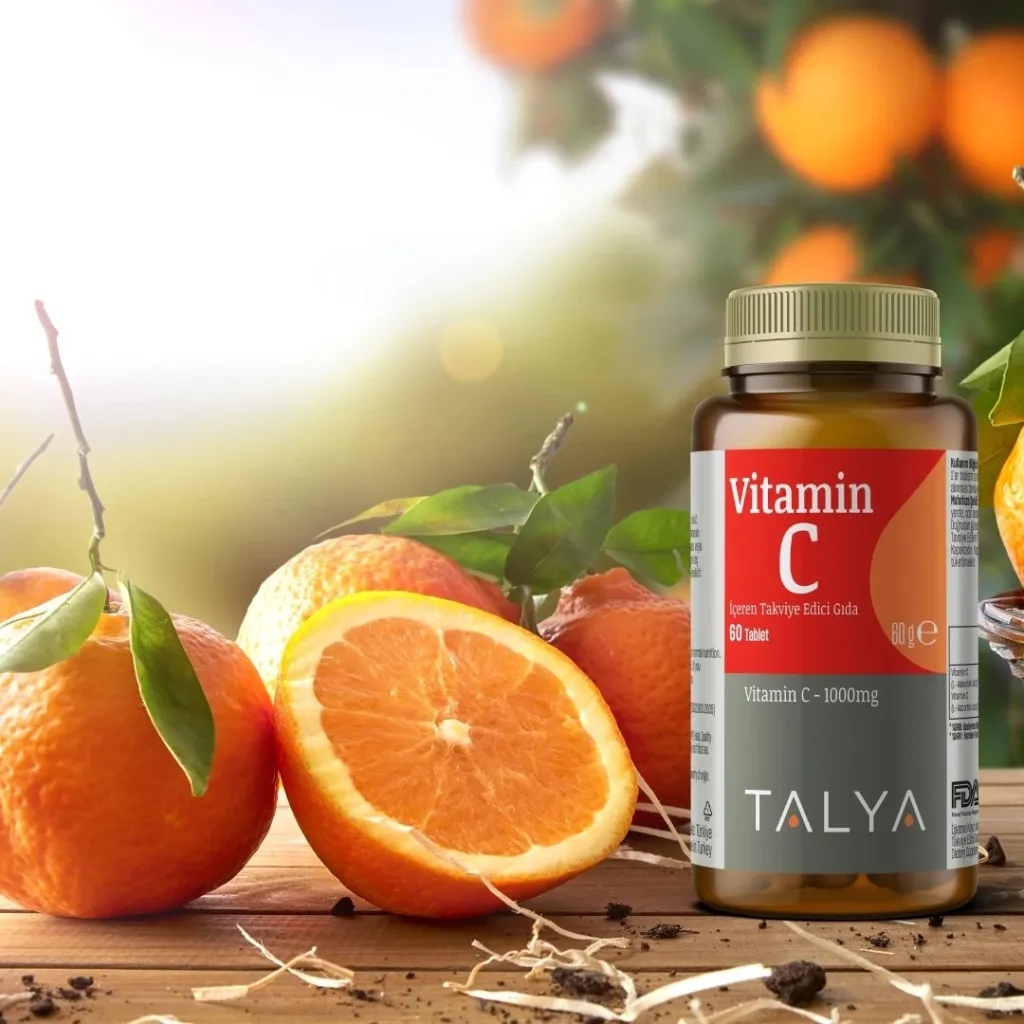 Suplemente Talya Herbal Vitamin C 1000 mg, 60 tableta, 60g - 2