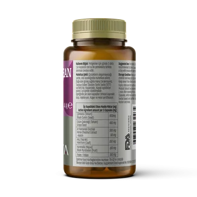 Suplemente TALYA Herbal Hemoclean Hemorrhoid Support, 60 kapsula - 1