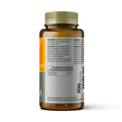 Suplemente TALYA Herbal Propolis Extract, 1500 mg, 60 kapsula - 2