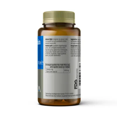 TALYA Herbal Black Seed Oil, 2000 mg, 60 kapsula - 2