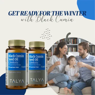 TALYA Herbal Black Seed Oil, 2000 mg, 60 kapsula - 3