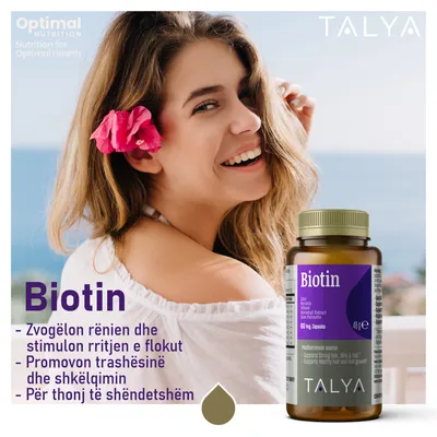 Suplemente TALYA Herbal Biotin Complex, 60 kapsula - 3