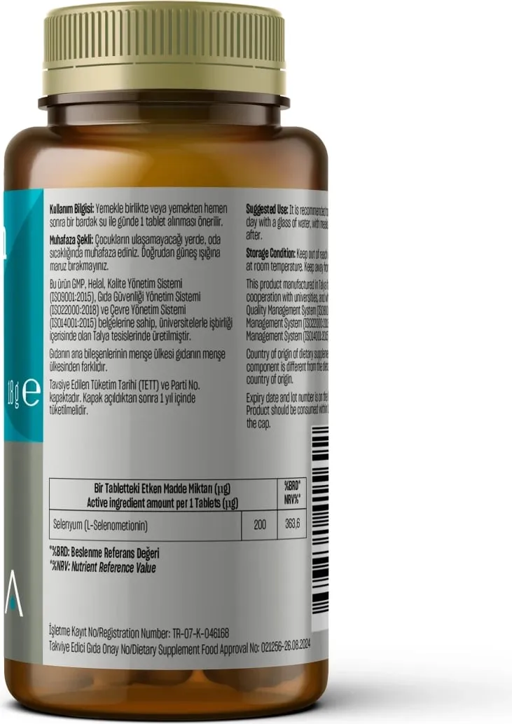 TALYA Herbal Selenium 200 μg,90 tableta - 2