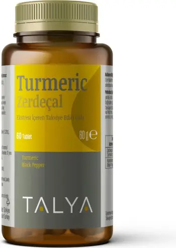 Suplemente TALYA Herbal Turmeric Curcumin, 1120 mg, 60 kapsula