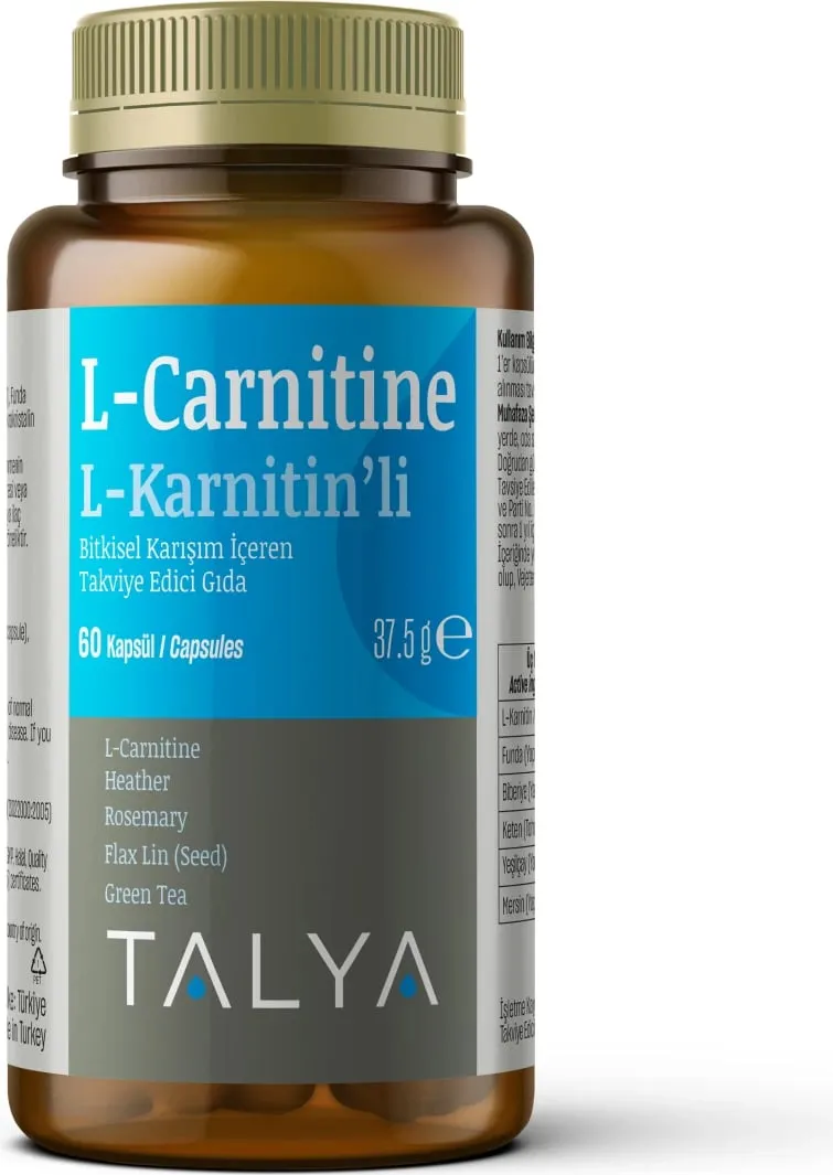 Suplemente TALYA Herbal L-Carnitine Complex, 60 kapsula - 1