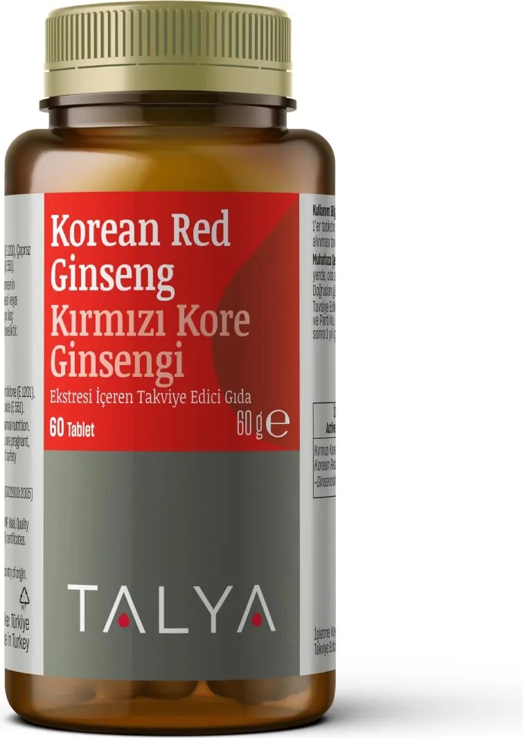 Suplemente TALYA Herbal Korean Red Ginseng Extract 1130 mg, 60 kapsula - 1