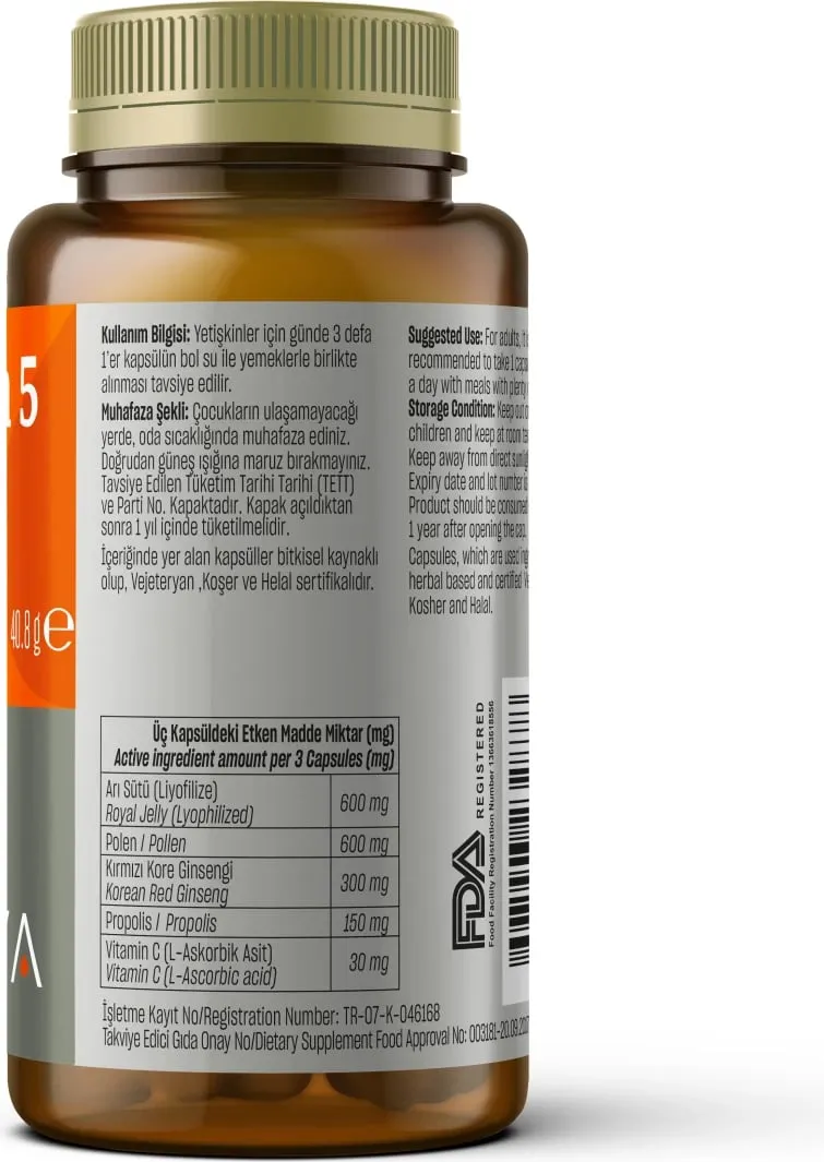TALYA Herbal Vitamin 5 Immune Support, 60 kapsula - 2
