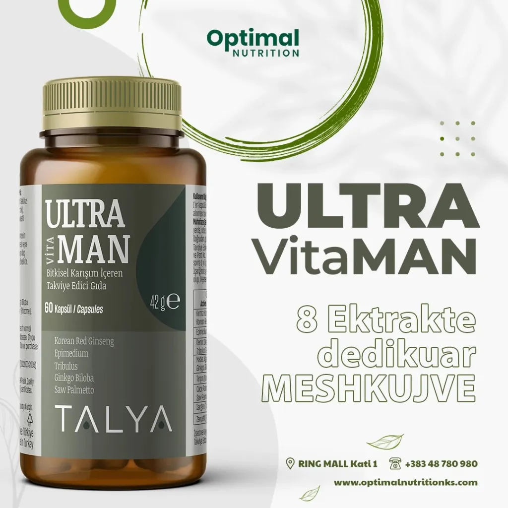 Suplemente TALYA Herbal ULTRA VitaMAN, 60 kapsula - 3