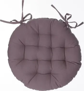 Jastëk karrige Atmosphera, 38 cm, i rrumbullakët, taupe