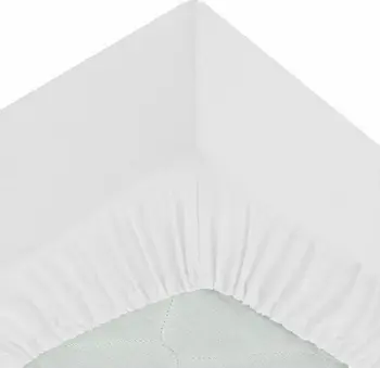 Çarçaf poshtë Atmosphera Fitted, 90 x 190 cm, pambuk 100%, i bardhë