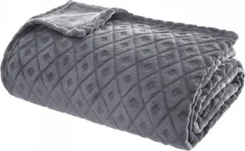 Batanije Atmosphera Plaid Winter Rhombus, 230 x 180 cm, poliester, gri