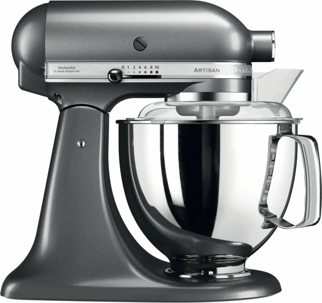 Mikser KitchenAid Artisan 5KSM175PSEAC 300W argjendtë - 2