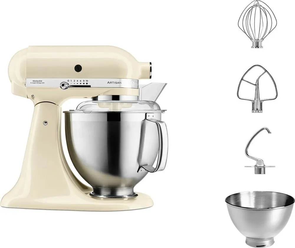 Mikser KitchenAid 5KSM185PSEAC 4.8L krem - 2