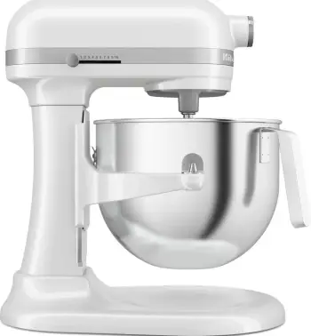 Mikser qëndror KitchenAid 6.6L, i bardhë, inox