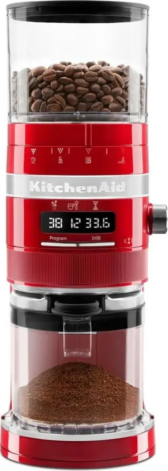 Mulli kafeje KitchenAid Artisan 5KCG8433ECA, 340g, 70 nivele, i kuq